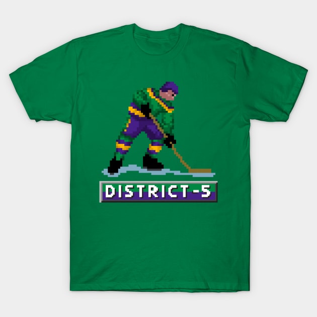 District-5 Hockey T-Shirt by clarkehall